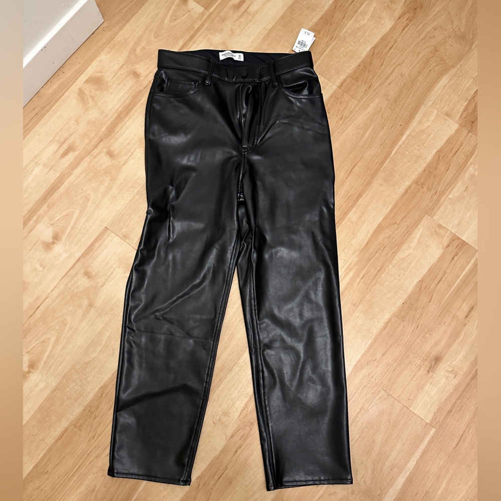 A&F | Vegan Leather Pants | NWT